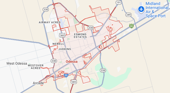 Map of odessa tx Carpet And Rug Cleaning Near Me